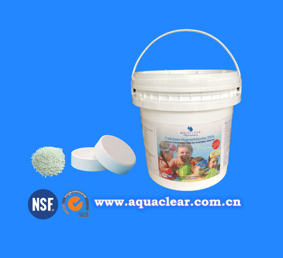 Choque de piscina de cloro granular de hipoclorito de calcio 65% 70% tableta granular en polvo