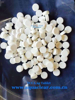 Trichlor Trichloroisocyanuric Acid (TCCA) TCCA Chlorine 90% Cloro 2g Tablet