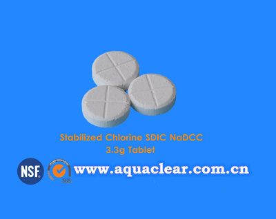 SDIC Dichlor NaDCC 3.3g Tablets