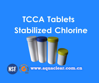 Factory price CAS 87-90-1 Pool Chemical TCCA Trichlor 90% Chlorine Tablet Stabilised Chlorine