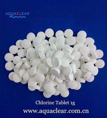 TCCA Trichlor Chlorine 90% Cloro 1g Tablet C3N3O3CL3
