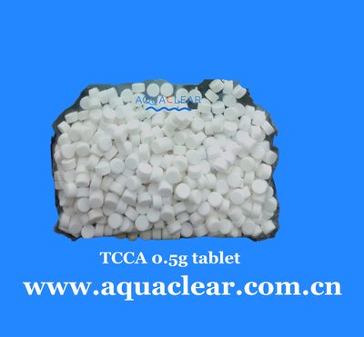 C3N3O3CL3 Ácido Tricloroisocianúrico TCCA Tricloro 0.5g Tableta