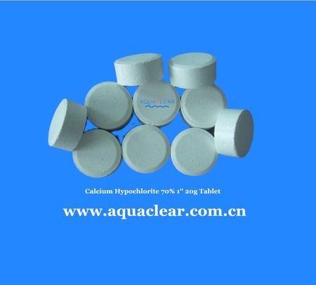 Calcium Hypochlorite 65% & 70% 1'' 20g Tablet