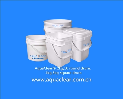 AquaClear® 2kg,10 round drum,4kg 5kg square drum